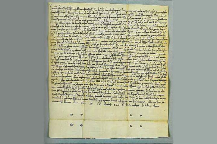 Urkunde der Klostergründung
