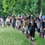 Landsknechte auf dem Marsch
