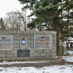 Ziermauer im Erholungszentrum